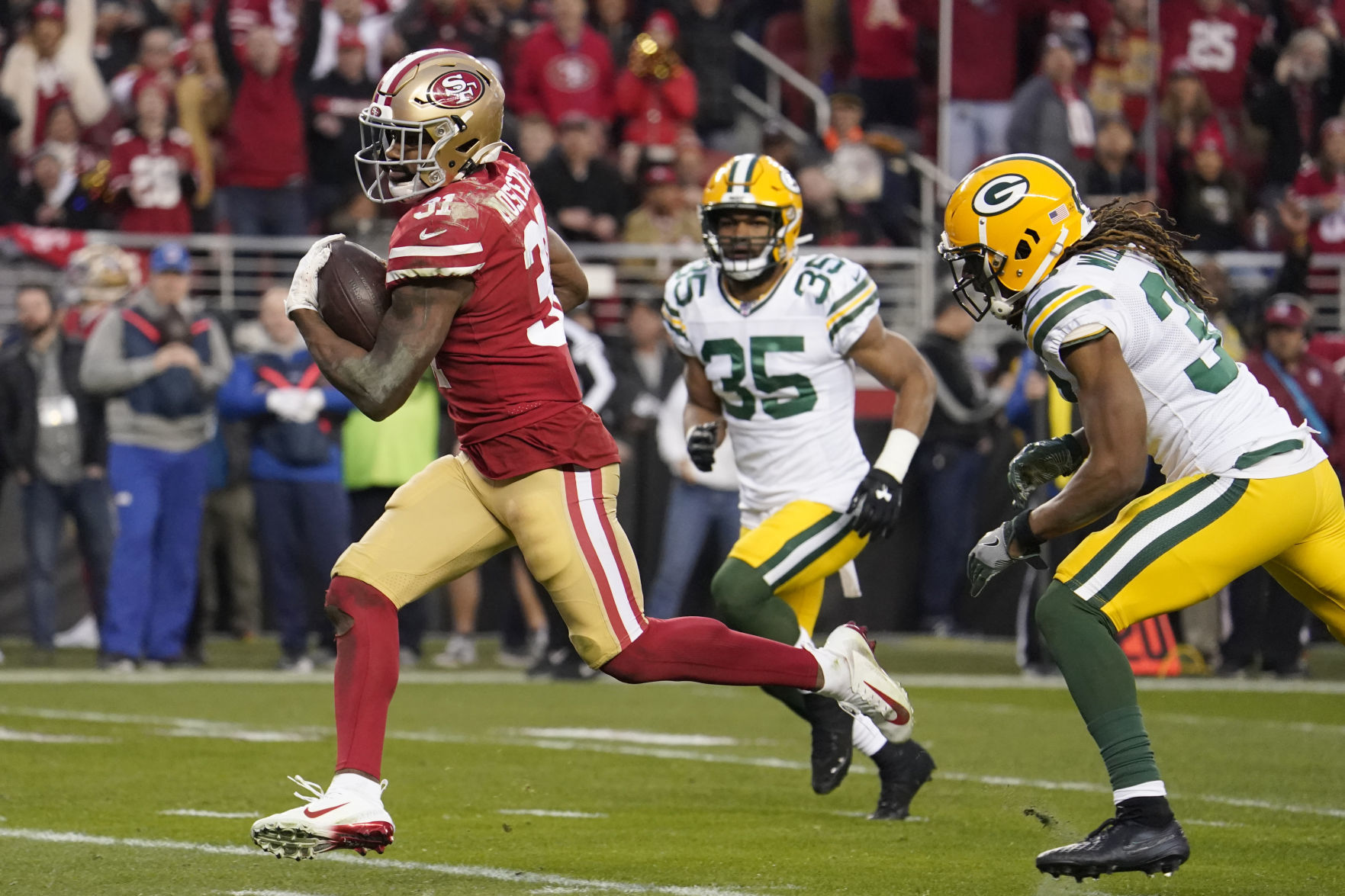 49ers 37, Packers 20